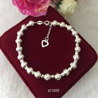 Lắc tay nữ bạc ta 925 bi phay rất xinh