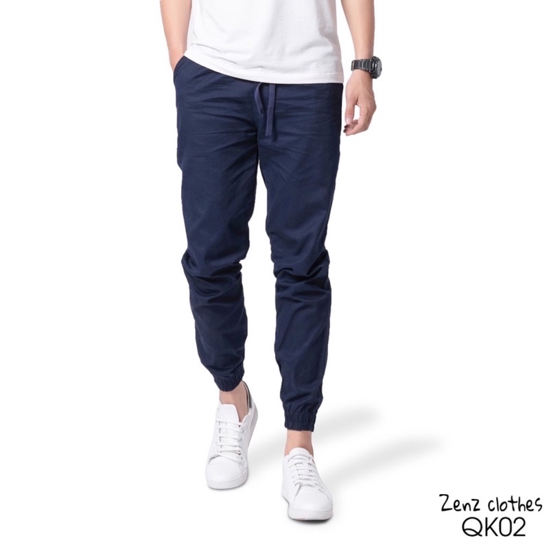Quần jogger Nam Hàn Quốc dáng ôm, quần nam thể thao unisex thời trang.
