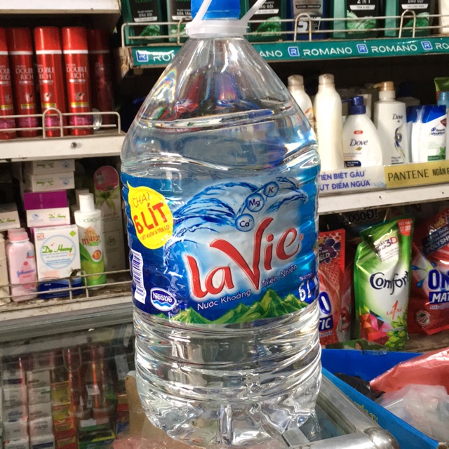 Nước khoáng Lavie chai 6 lít