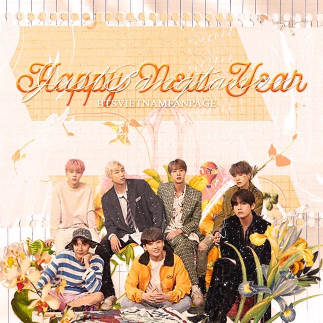 Sweater BTS V Jimin JHope phối trắng xanh