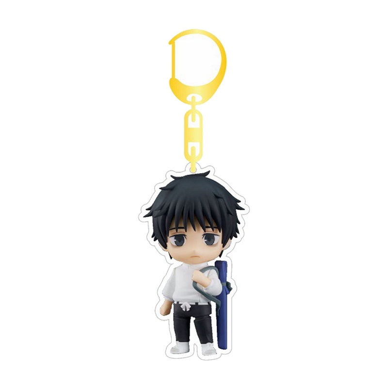 Móc Khóa Nhựa Acrylic Hai Mặt Hình Anime Dễ Thương