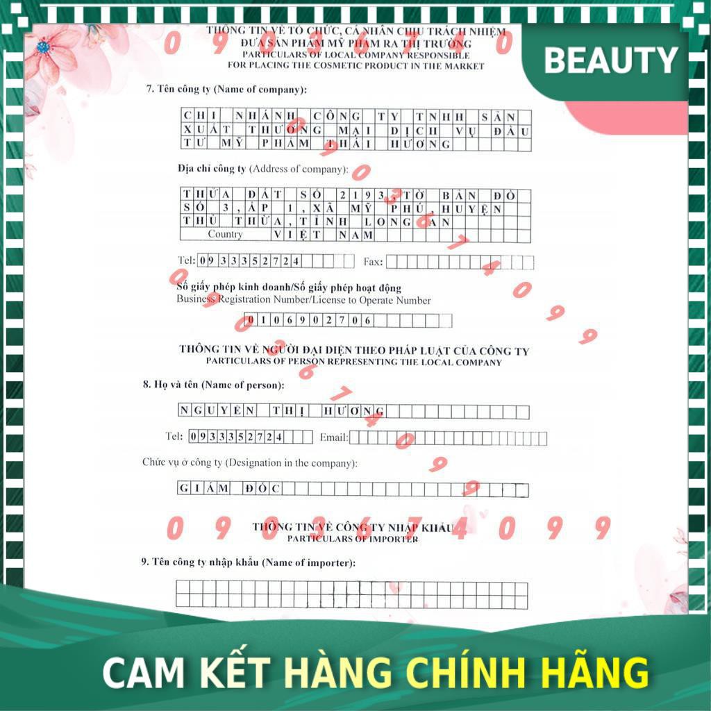 [Chính hãng 100%] Mặt nạ sâm Linh Hương (1 mặt nạ)