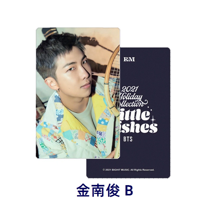 Thẻ ảnh PVC trong suốt in hình nhóm nhạc Kpop BTS 2021