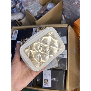 túi mini đeo chéo phối vàng chữ x( hàng qc fullbox)