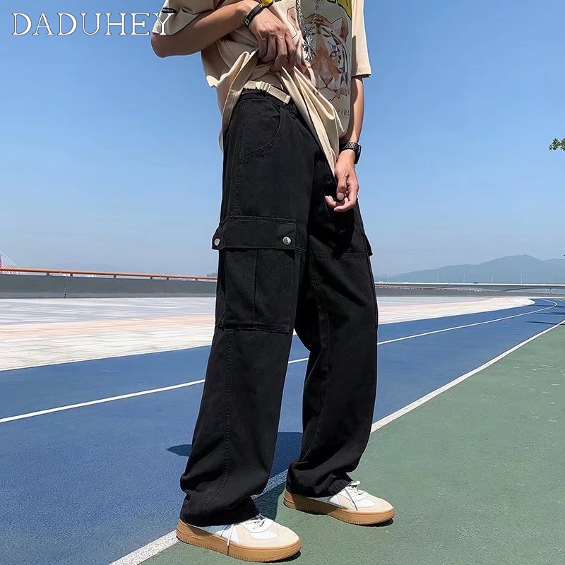 Quần túi hộp ống rộng thẳng phong cách thời trang dành cho nam