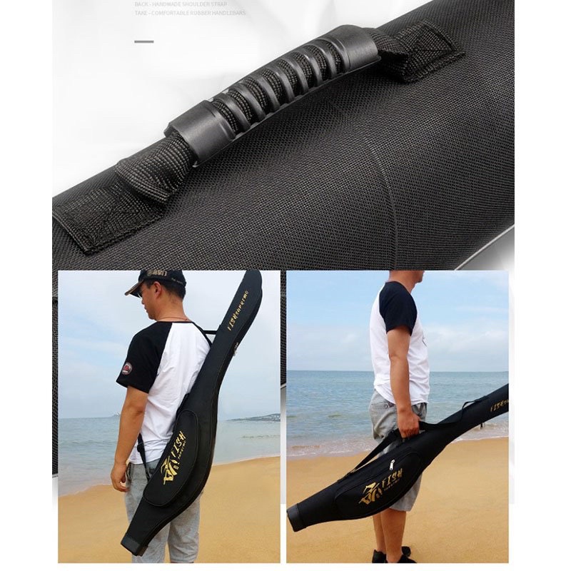 Bao đựng cần câu cứng, túi đựng cần câu máy cần câu lure cần câu tay cao cấp - Đồ Câu Cá 68