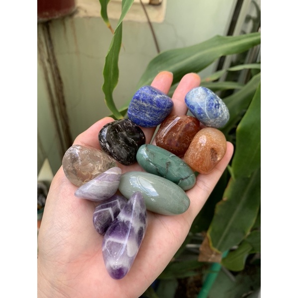 Đá viên tự nhiên sưu tầm (giá 1 viên) - Natural Tumbled Stone (Single item)