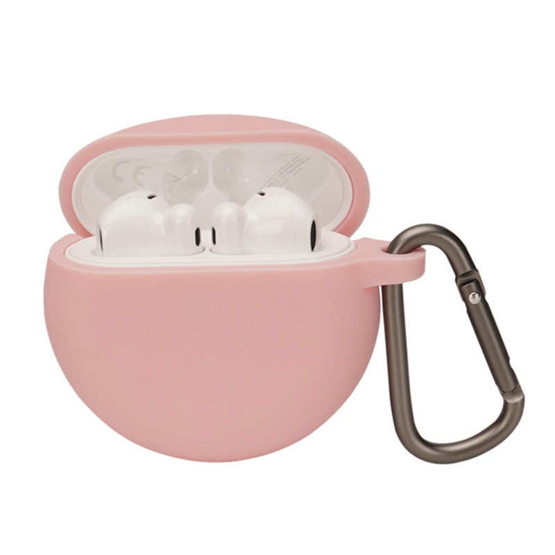 Vỏ Bảo Vệ Hộp Sạc Tai Nghe freebuds4E Bằng Silicon Siêu Bền Kèm Móc Treo Tiện Dụng