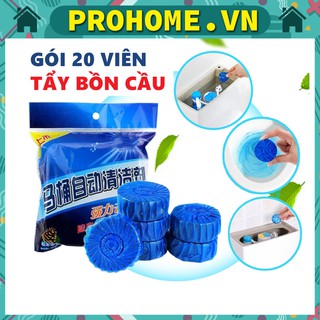 Túi 20 Viên Tẩy Bồn Cầu Diệt Vi Khuẩn Và Mùi Hôi Toilet Prohome