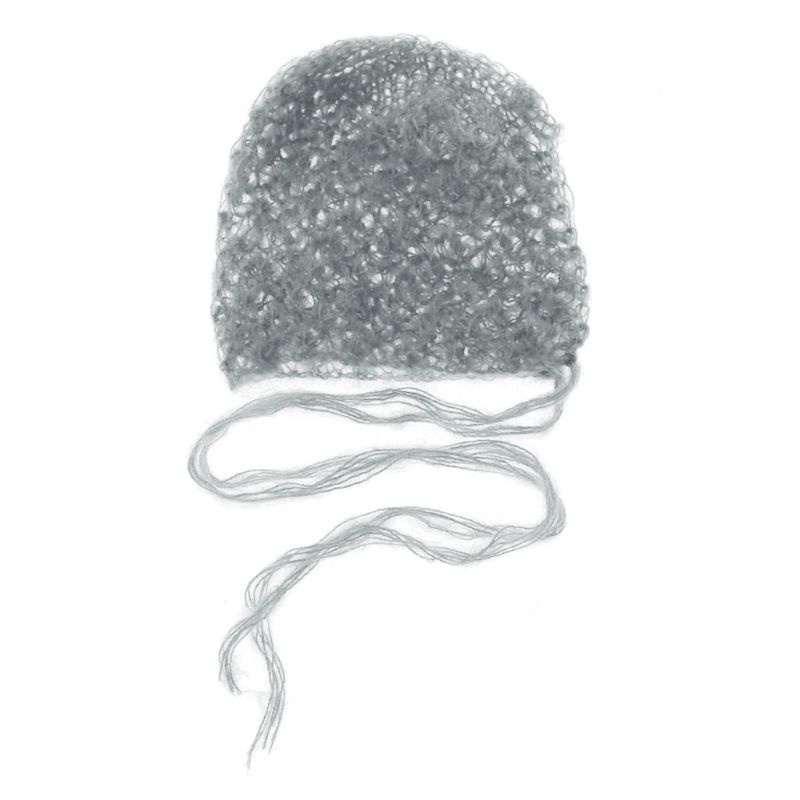 Mũ Bonnet Đan Len Mềm Mại Làm Phụ Kiện Chụp Ảnh Cho Bé Sơ Sinh