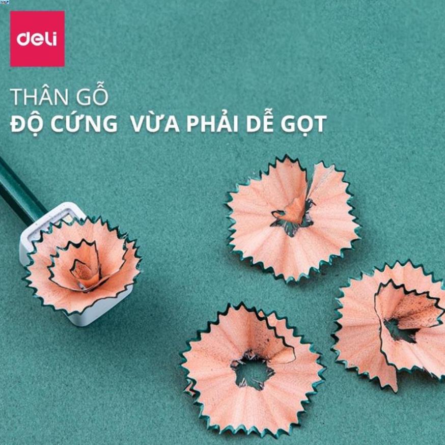 Bút chì lục giác Deli - loại 2B/HB - 10 chiếc/hộp - 33311 / 33312 .