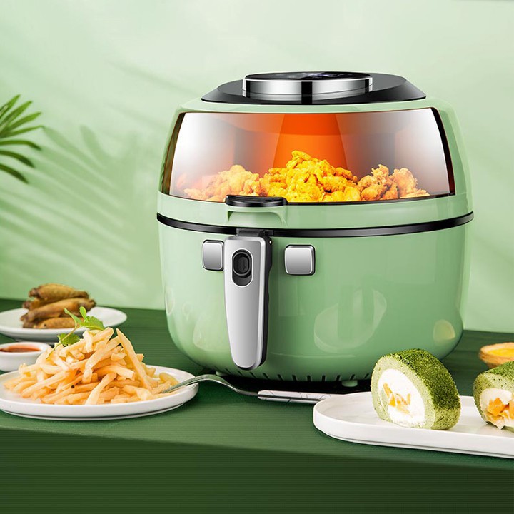 Nồi chiên không dầu KONKA Dung Tích 6.5L Dùng Cho 4-6 Người Ăn, Công Suất 1350W - Bảo Hành 12 Tháng