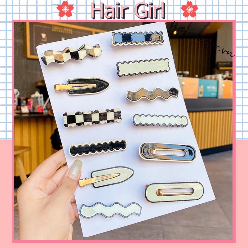Kẹp tóc thiết kế mới đơn giản thời trang theo phong cách hàn quốc