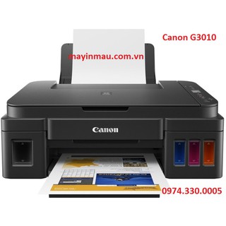 máy in phun màu Canon G3010 đa năng có wifi khổ A4