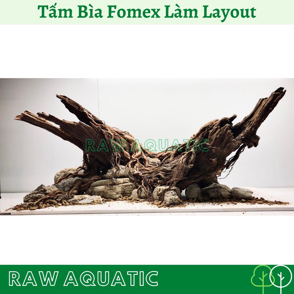 Tấm Bìa Fomex Dày 10mm Làm Đế Dán Layout Hồ Thủy Sinh