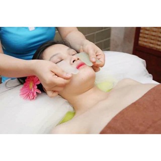 1 cặp ngọc cạo gió, massage mặt