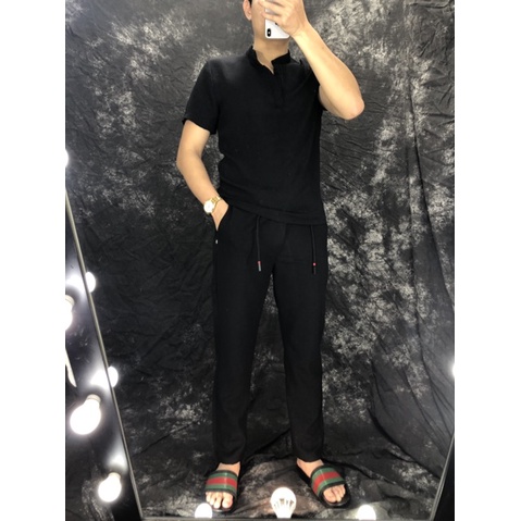 Bộ đũi nam, Set đũi quần dài đũi áo đũi cộc tay , Quần Short + áo cộc chất Mát Nhẹ