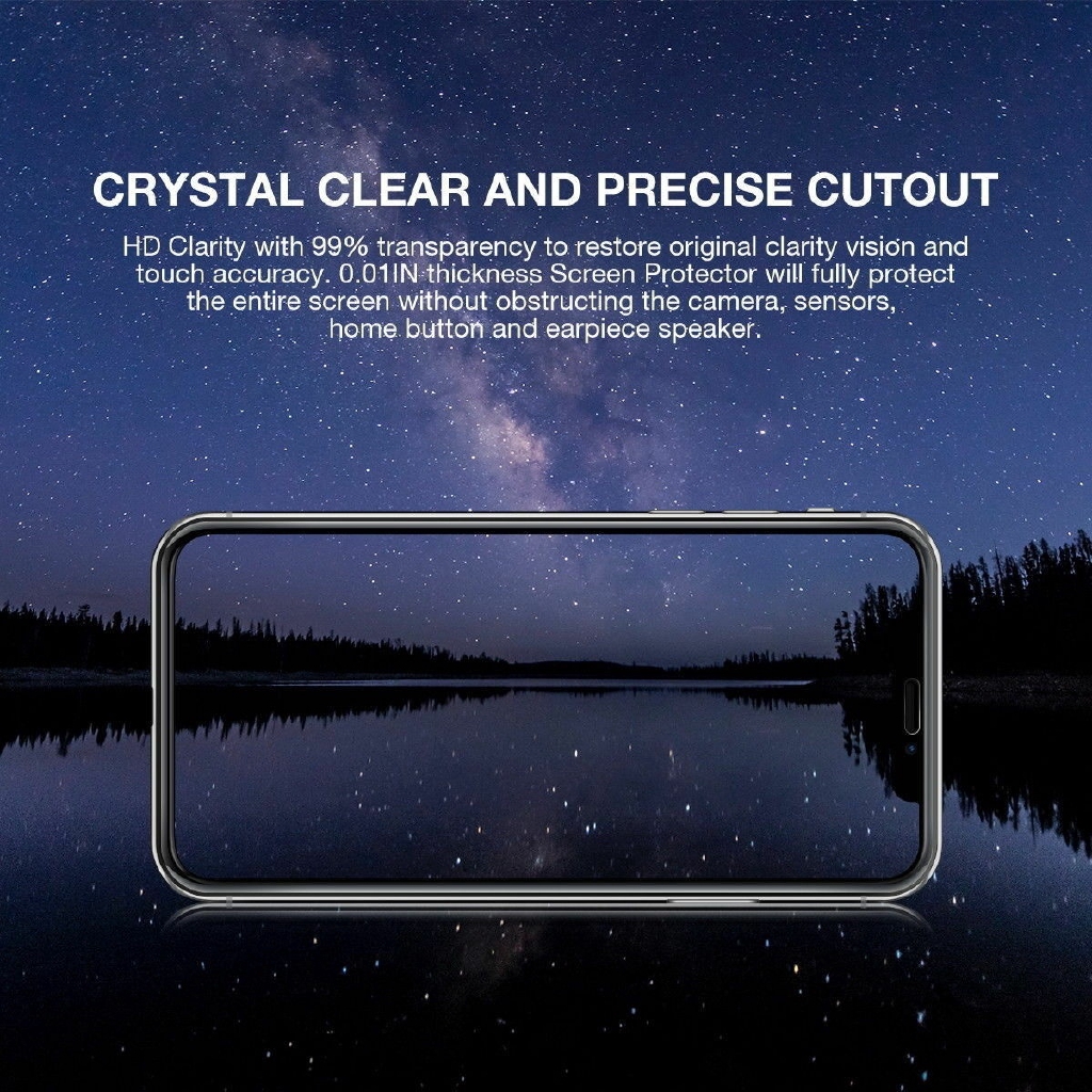Kính Cường Lực 10D Bảo Vệ Toàn Màn Hình Cho iPhone 11 Pro MAX X XR XS 7 8 plus