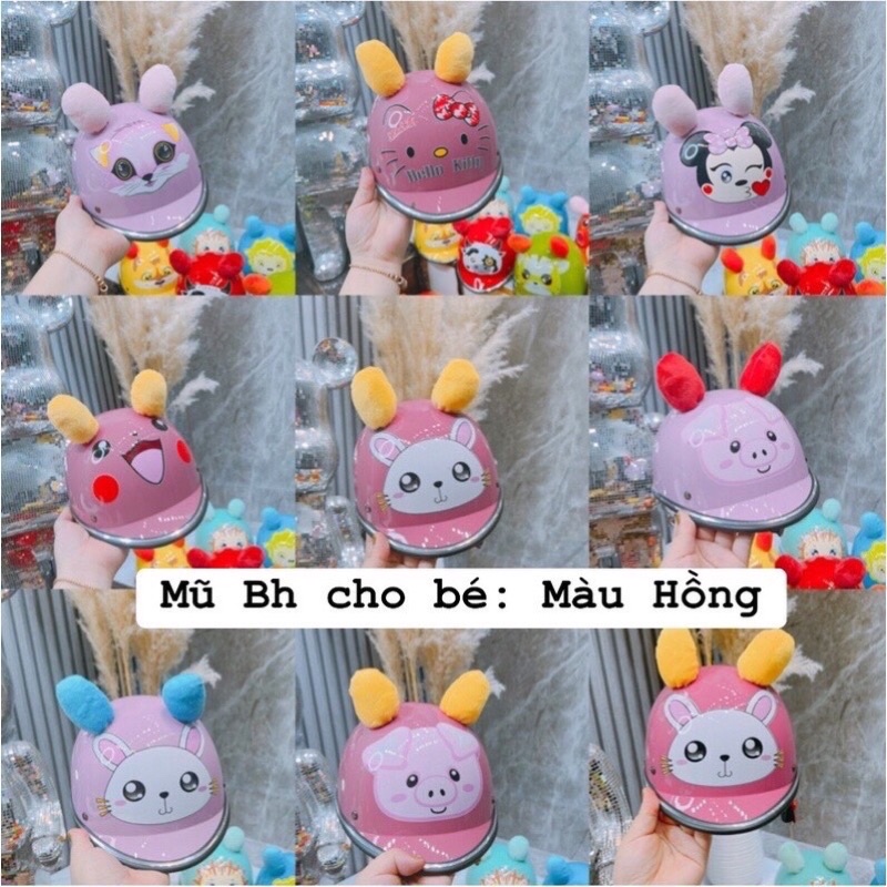 Nón Bảo Hiểm Cho Bé SIDOMI Từ 1-4 Tuổi Siêu Nhẹ. Nón bảo hiểm cute cho trẻ em