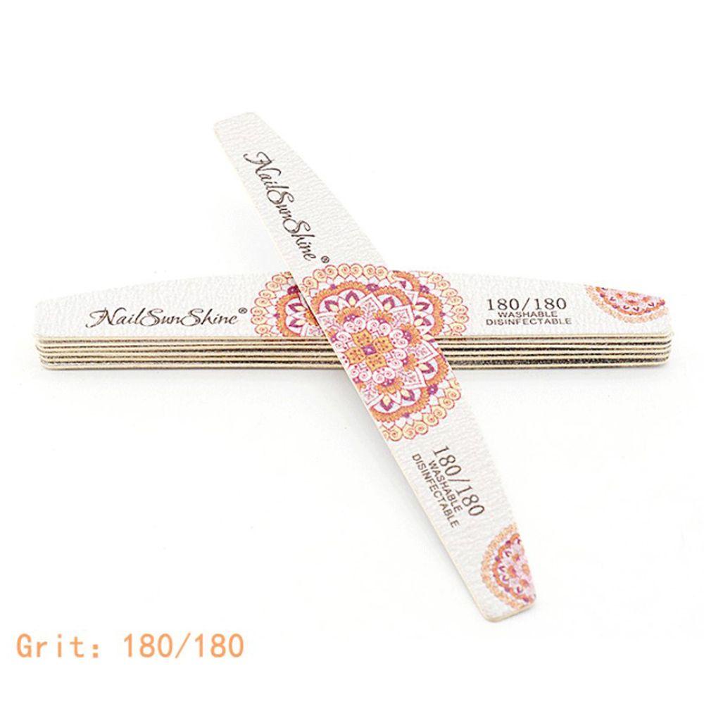 OCEANMAP Dũa Móng Tay 80 100 150 180 240 Grit Dày Dặn Tiện Dụng Cho Gia Đình / Salon