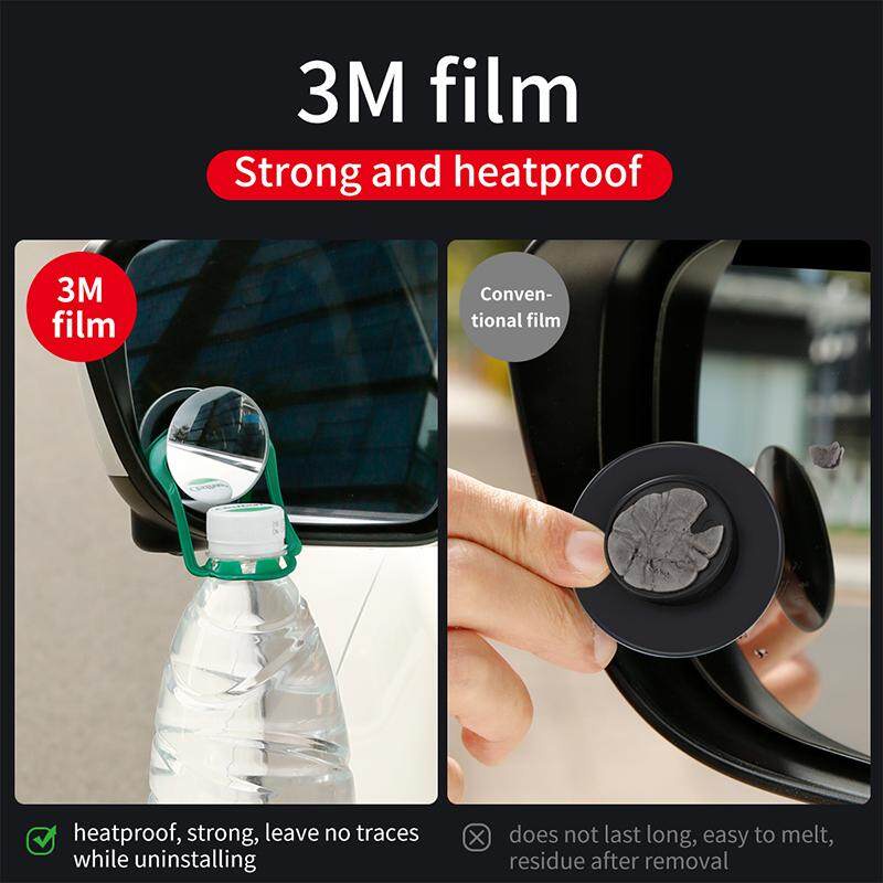 Baseus 02 gương chiếu hậu mặt kính cầu lồi giúp quan sát điểm mù cho xe hơi - HSHOP