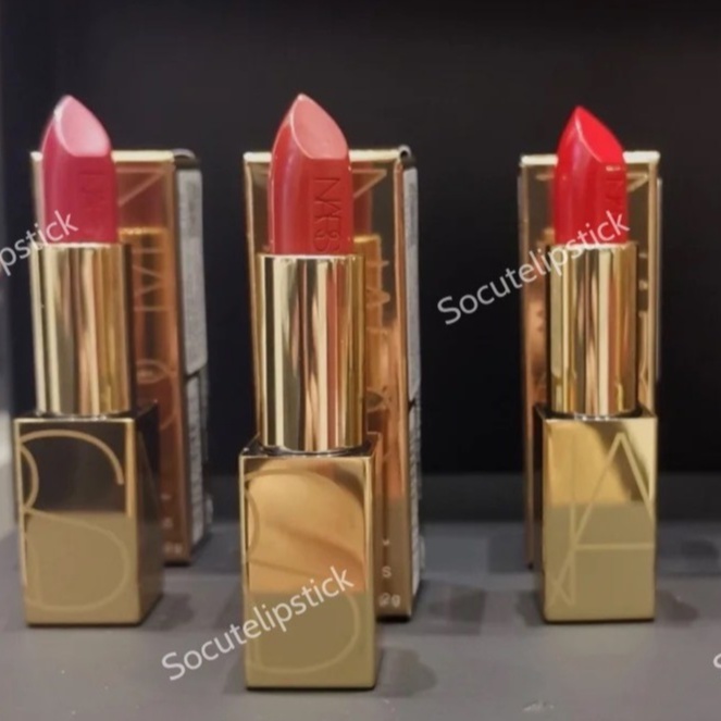 Son Nars Gold Rita-Mona Audacious Lipstick vỏ vàng limited