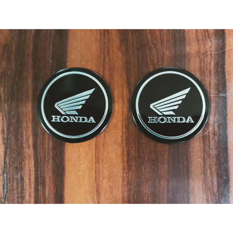 Bộ 2 lô gô tròn honda cứng 5cm hàng nhập Thái
