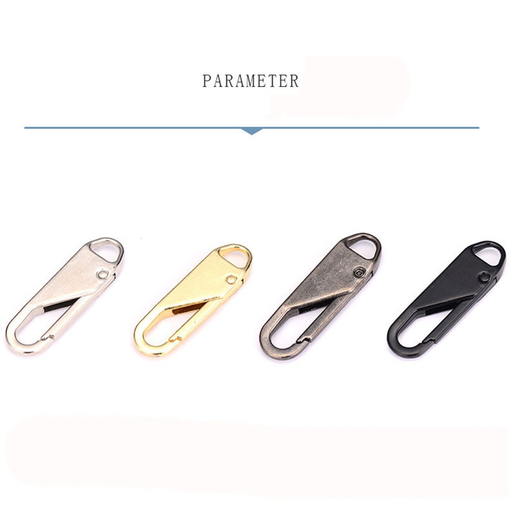 [sweet] 1pcs Luggage Bag Universal Detachable Pull Tab Metal Zippers for Clothes