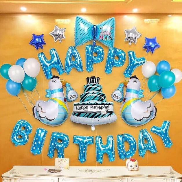 Bóng trang trí Hình nơ/vương miện size toCòn hàng
