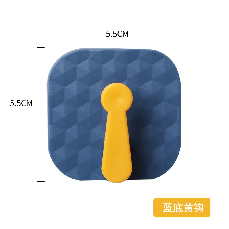 Móc Treo Đồ Dán Tường Không Cần Khoan Màu Sắc Tương Phản Cho Nhà Bếp Nhà Tắm