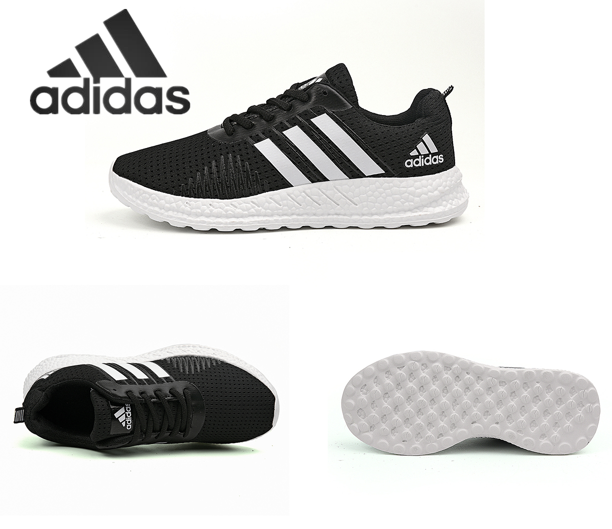 Adidas Giày chạy bộ đệm thể thao giải trí mùa xuân mới chính hãng Adidas EE4394