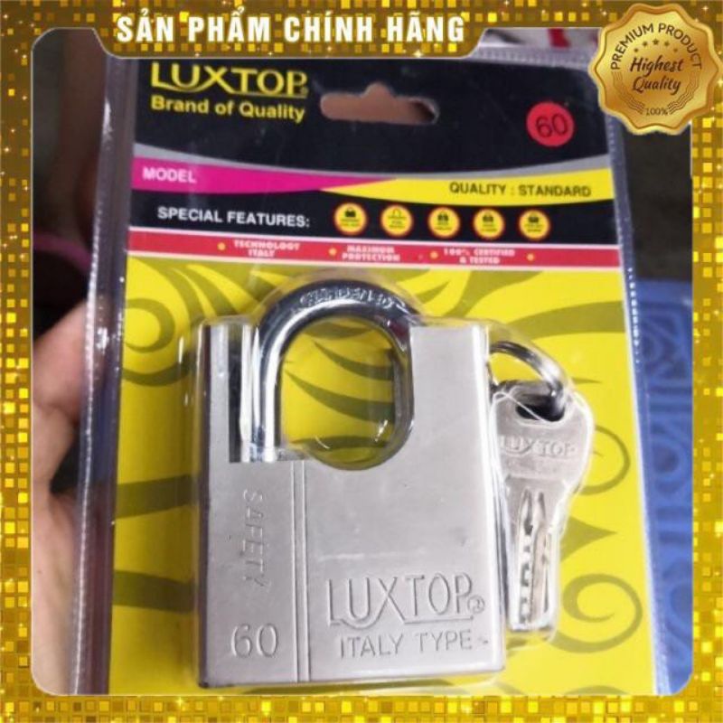 [Siêu rẻ] Khoá chống trộm Luxtop 60mm