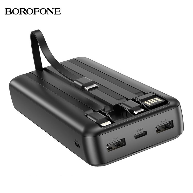 Sạc dự phòng 20000mah 10000mah  Hoco Db07 mini sẵn dây tiện lợi type micro-hàng