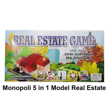 Bộ Cờ Tỷ Phú Monopoly 5 Trong 1