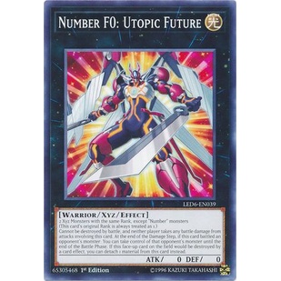Thẻ bài Yugioh - TCG - Number F0: Utopic Future / LED6-EN039'