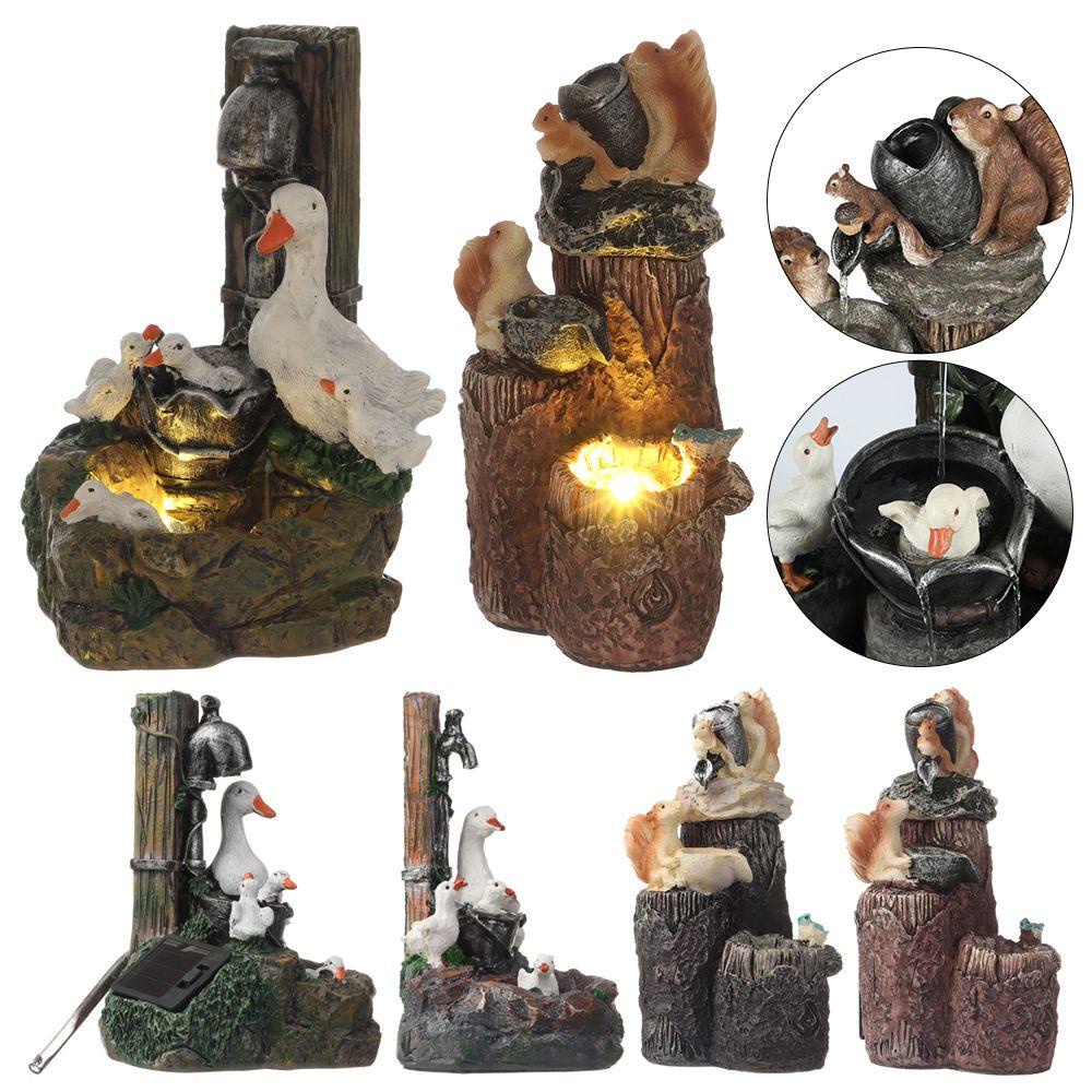 KUNHEV Tượng Vịt Sử Dụng Năng Lượng Mặt Trời Trang Trí Sân Vườn