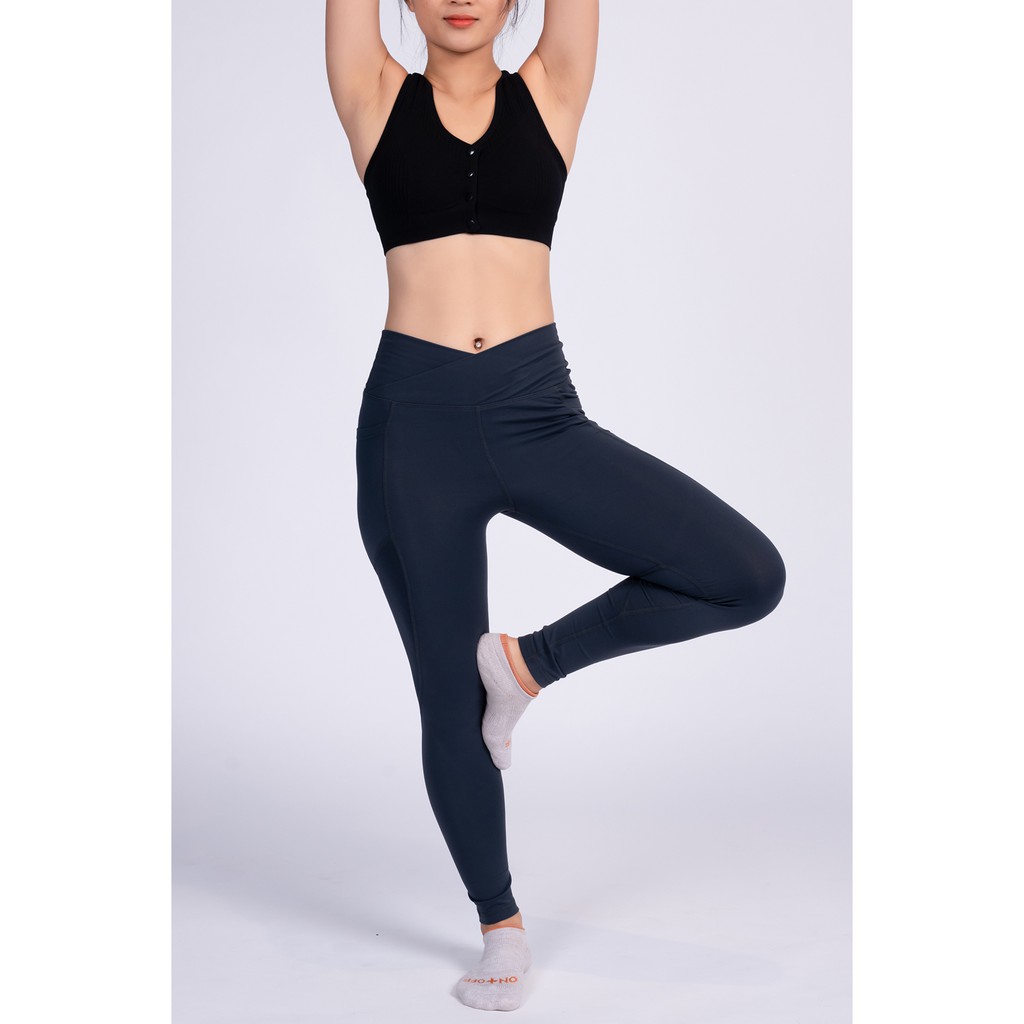 Quần Dài Legging Cạp Cao Nữ Tập Gym Yoga Nâng Mông Tôn Vòng 3 CH047