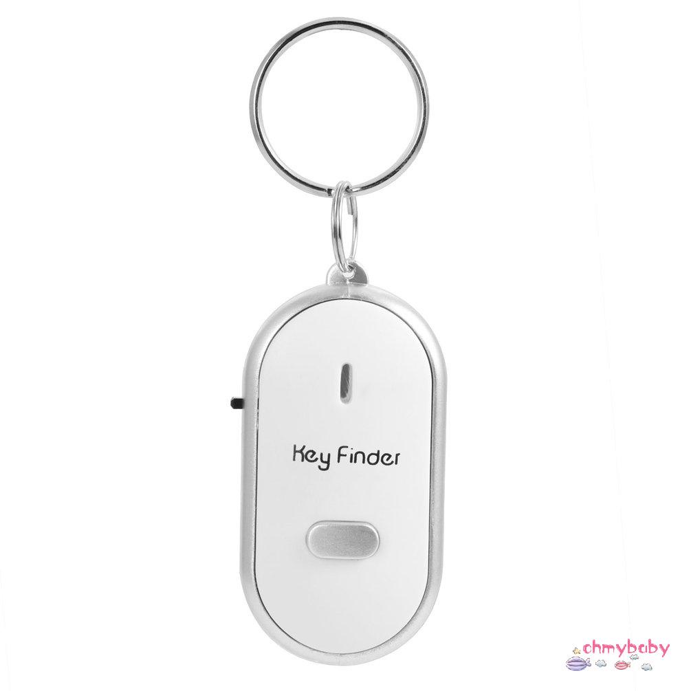 【OMB】 LED Whistle Key Finder Flashing Sound Alarm Anti-Lost Keyfinder Locator