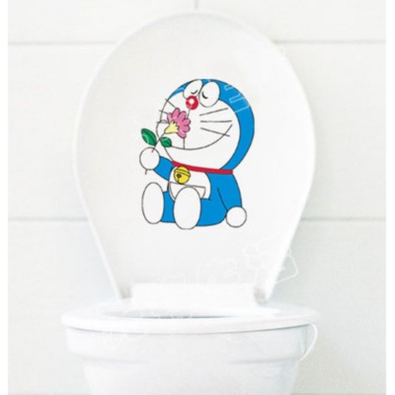 💎DECAL DÁN NẮP BỒN CẦU DOREMON💎DORAEMON HOUSE