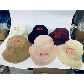 Mũ cói Hàn quốc xinh xắn