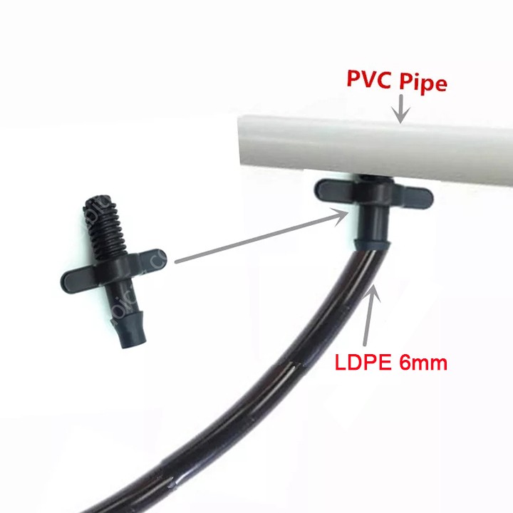 Khởi thủy ren 6mm dùng cho hệ thống tưới