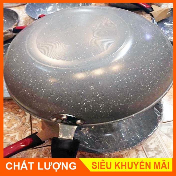 Chảo Chống Dính Vân Đá Ceramic Sâu Lòng Sìz 32cm