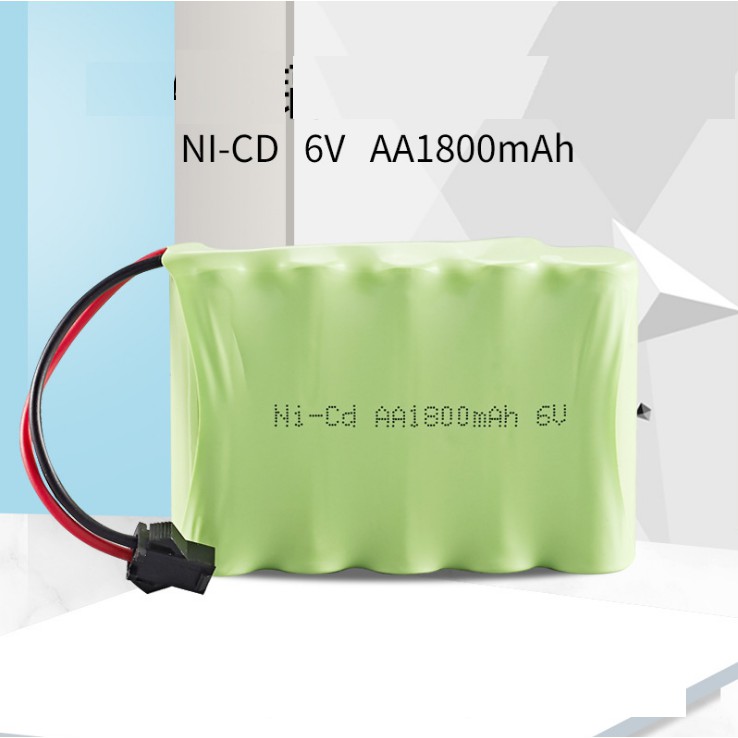 Pin sạc 6v 1800mah cho xe mô hình điều khiển cổng nối SM