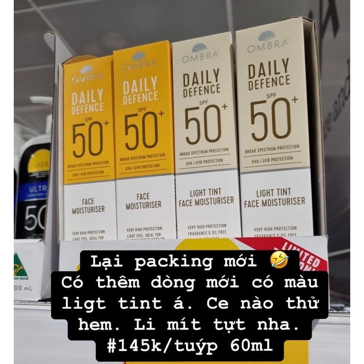 KEM SIÊU CHỐNG NẮNG CHUYÊN NGHIỆP OMBRA SPF50+