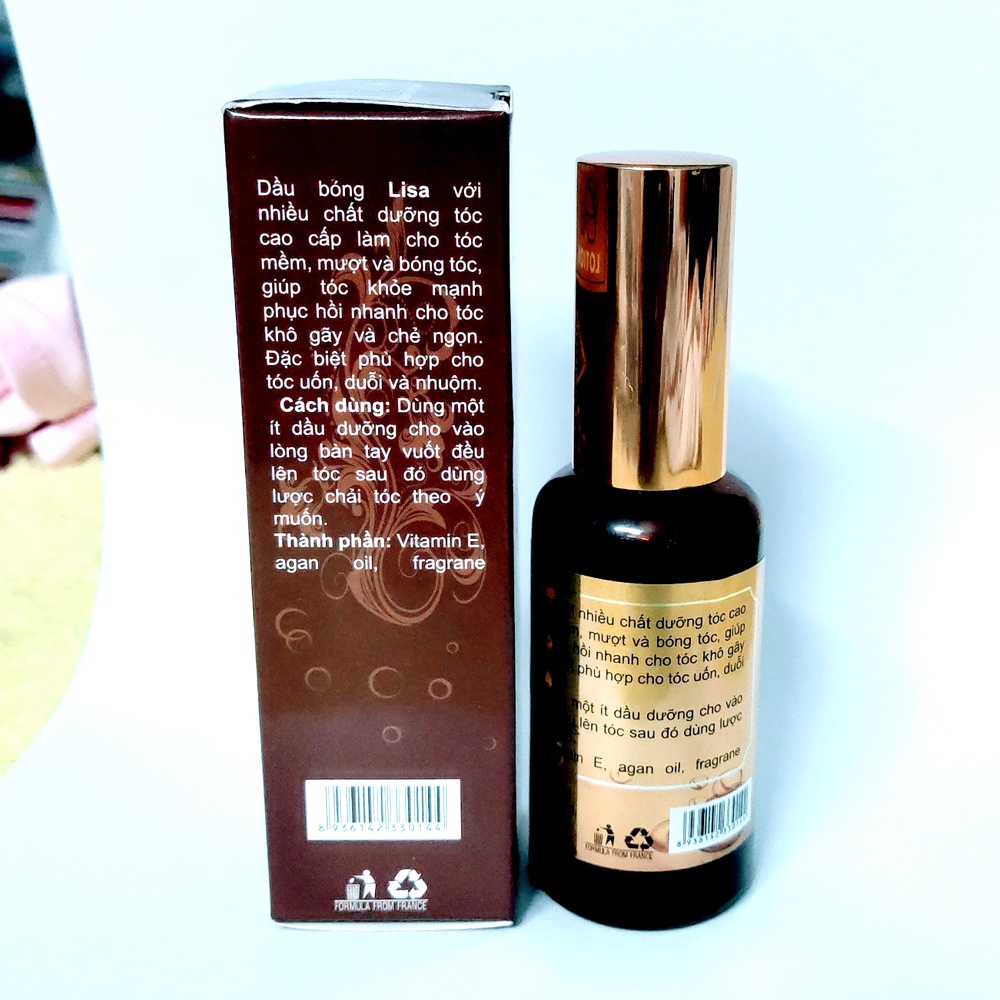 Tinh dầu Collagen bóng tóc mềm mượt tóc Lisa 80g