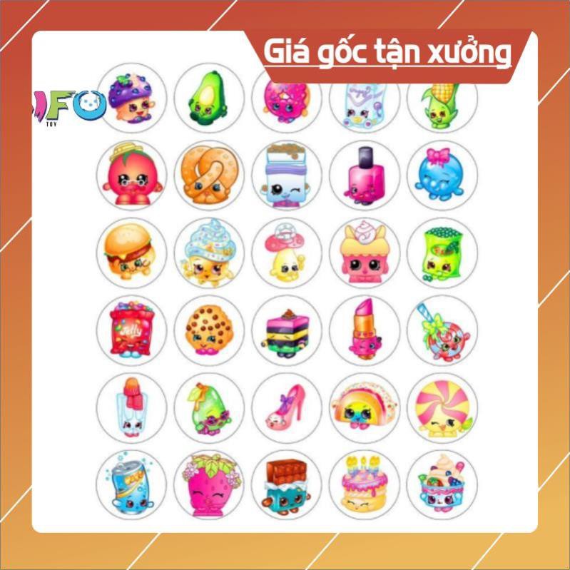 [Giá rẻ] Combo 30 mẫu shopkins cho bé vui chơi thỏa thích, đồ chơi trẻ em thú vị bé thích mê