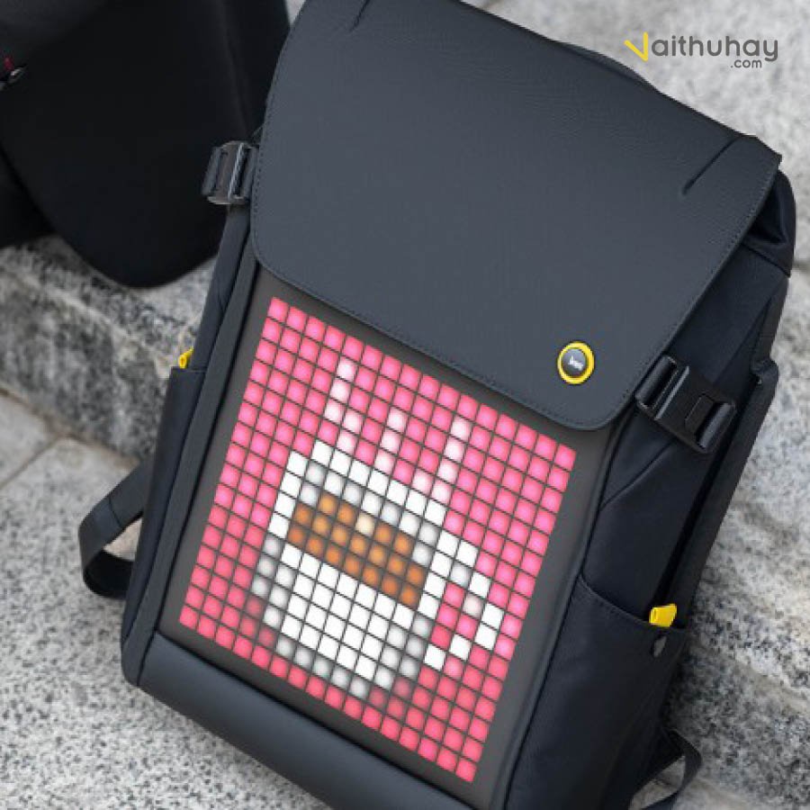 Balo Divoom Pixoo Backpack-M Màn Hình LED Sáng Tạo - Vaithuhay