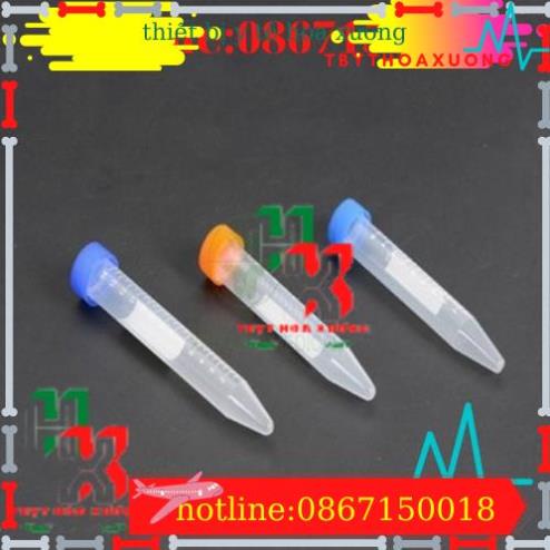 Ống Ly Tâm 10ml -  Ống Falcon 10ml đáy Nhọn Nắp Văn Có Chia Vạch