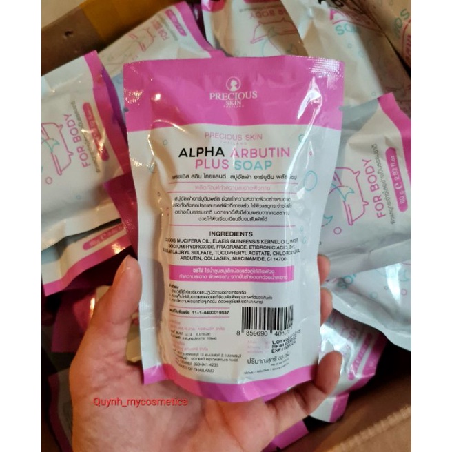 Xà phòng tắm trắng Alpha Arbutin Soap Thái Lan - Mẫu mới dạng túi | BigBuy360 - bigbuy360.vn