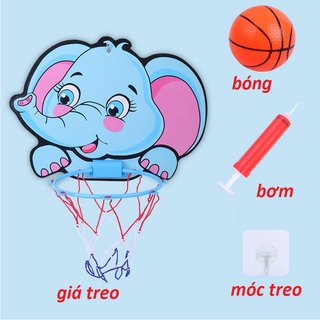 Bóng Rổ Treo Tường Hình Thú, Ném Bóng Dính, Trò chơi vận động cho bé